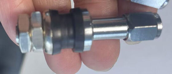 কার ভ্যালভ TR43E টায়ার ভ্যালভ টিউবলেস মেটাল ক্ল্যাম্প-ইন ভ্যালভ স্টেমস